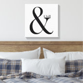 Ampersand Chill Leinwanddruck (Insitu (Schlafzimmer))