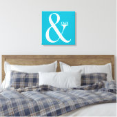 Ampersand Chill Leinwanddruck (Insitu (Schlafzimmer))