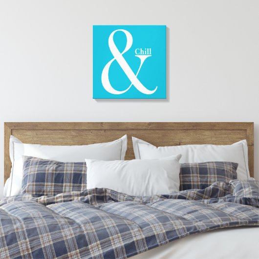 Ampersand Chill Leinwanddruck (Insitu (Schlafzimmer))