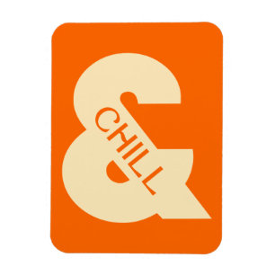 Ampersand Chill Minimalistisch Magnet
