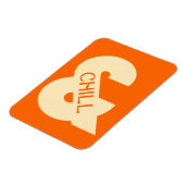 Ampersand Chill Minimalistisch Magnet (Linke Seite)