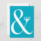 Ampersand Chill Postkarte (Vorne/Hinten)