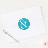 Ampersand Chill Runder Aufkleber (Umschlag)