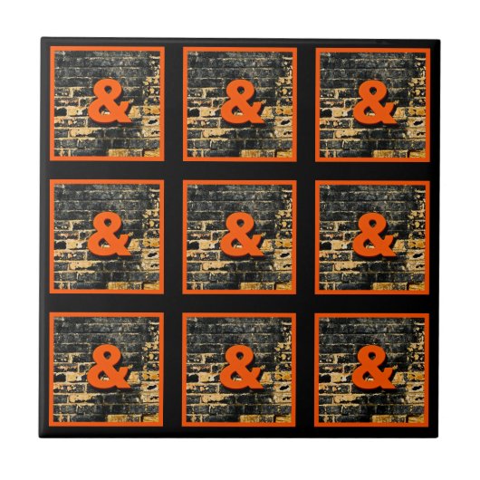 Ampersand die Joiner Fliese (Vorderseite)