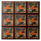 Ampersand die Joiner Fliese (Vorderseite)