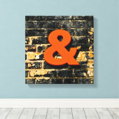 Ampersand die Joiner Leinwanddruck (Insitu (Holzboden))