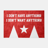 Ampersand - DIY - Fügen Sie Ihr eigenes Zeichen, T Fußmatte (Vorderseite)