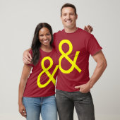Ampersand - dunkelgelb T-Shirt (Unisex)