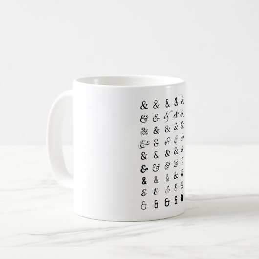 Ampersand Kaffeetasse (Vorderseite Links)