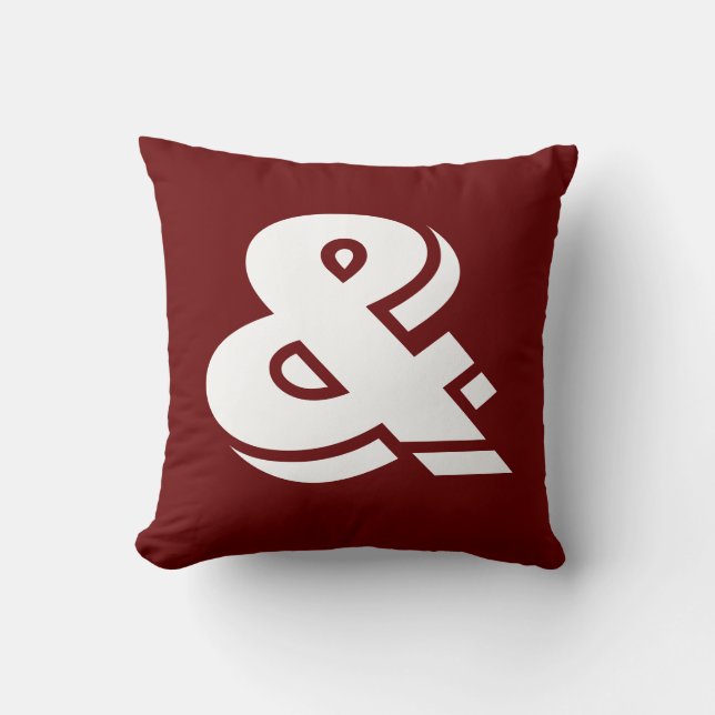 Ampersand Kissen (Vorderseite)