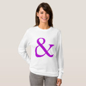 Ampersand - Lila T-Shirt (Vorne ganz)