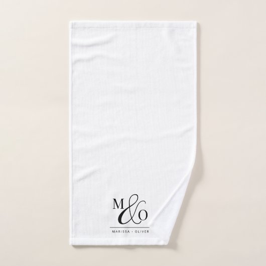 Ampersand Monogram Badhandtuch Set (Handtuch)