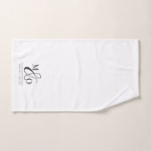 Ampersand Monogram Badhandtuch Set (Handtuch)