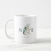 Ampersand Monogram Gold Green Kaffeetasse (Links)