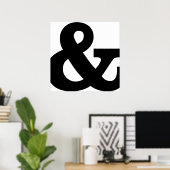 Ampersand Poster (Heimbüro)