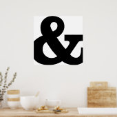 Ampersand Poster (Küche)