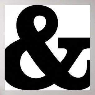 Ampersand Poster
