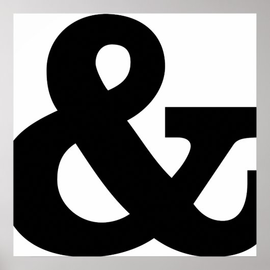 Ampersand Poster (Vorne)
