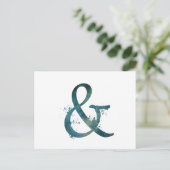 Ampersand Postkarte (Stehend Vorderseite)