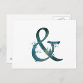Ampersand Postkarte (Vorne/Hinten)