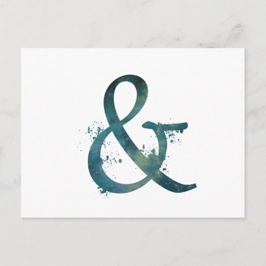 Ampersand Postkarte (Vorderseite)