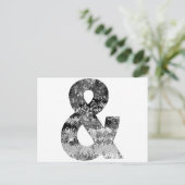 Ampersand Postkarte (Stehend Vorderseite)