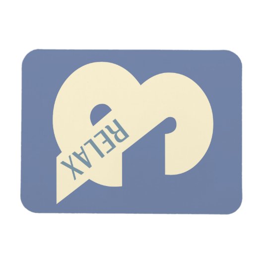 Ampersand Relax Minimalistisch Magnet (Horizontal)
