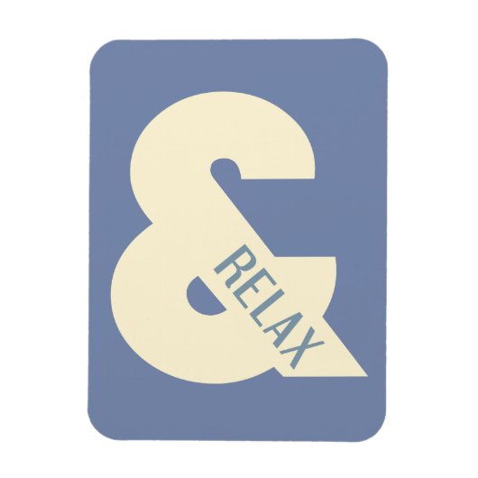 Ampersand Relax Minimalistisch Magnet (Vertikal)