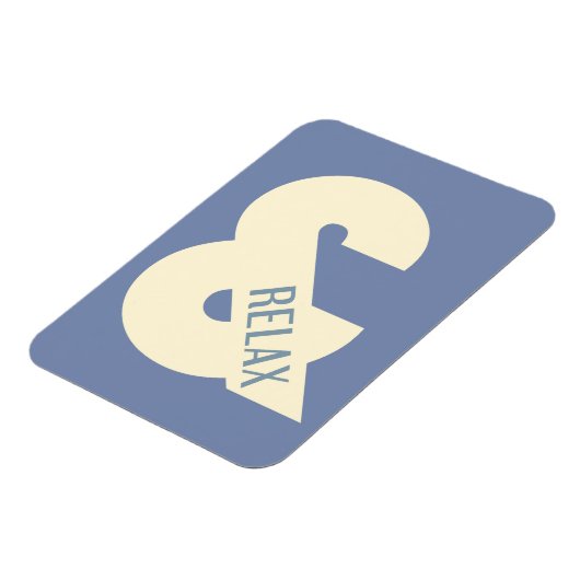 Ampersand Relax Minimalistisch Magnet (Linke Seite)