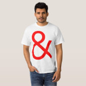 Ampersand - rot am Licht T-Shirt (Vorne ganz)