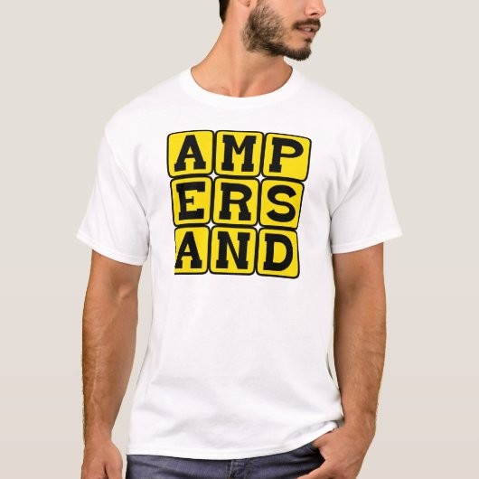 Ampersand, Satzart T-Shirt (Vorderseite)