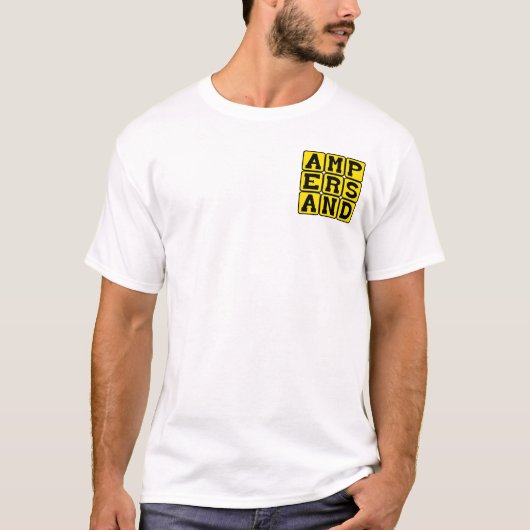 Ampersand, Satzart T-Shirt (Vorderseite)