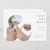 Ampersand | SAVE THE DATE Einladung (Vorne/Hinten)