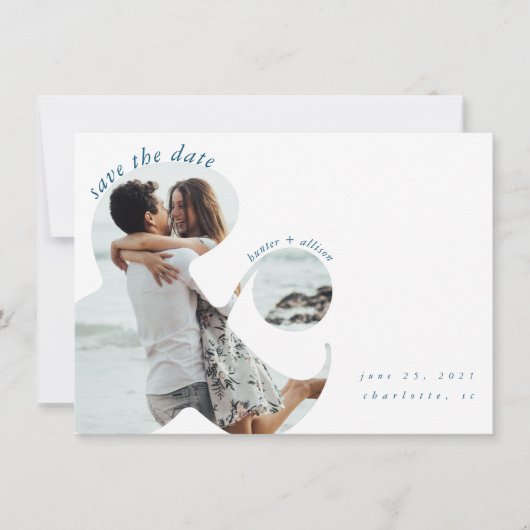 Ampersand | Save the Date Einladung (Vorderseite)