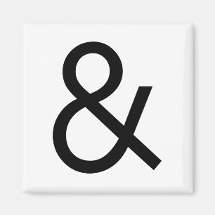 Ampersand - Schwarz Magnet