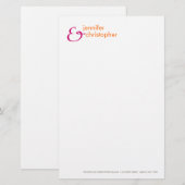 Ampersand: Stationery Briefpapier (Vorne/Hinten)