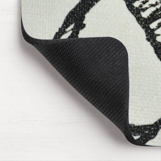 Ampersand-Symbol und so beginnt es grau Mousepad (Ecke)