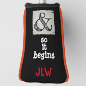 Ampersand-Symbol und so fängt es humorvollen Putte Golf Headcover (Rotieren 90)