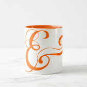 Ampersand-Symbol Zweifarbige Tasse (Mittel)
