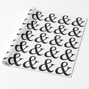 Ampersand-Zeichen Geschenkpapier
