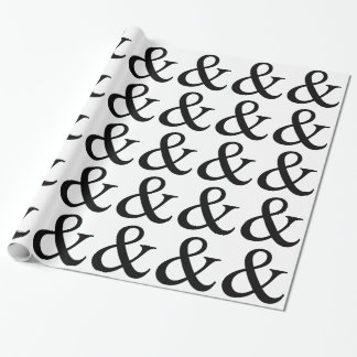 Ampersand-Zeichen Geschenkpapier