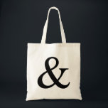 Ampersand-Zeichen Tragetasche<br><div class="desc">Großartiges Zeichen und Schild,  Zusammenhänge,  Kunstdrucke für Paare,  Wandkunst für Schlafzimmer,  Wohnzimmer,  Plakat,  Kissen,  Hochzeitsgeschenk,  T - Shirt,  Geschenk für Paare, </div>