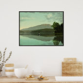 Ampersandberg am Rundsee (Mittelsaranac) Poster (Küche)