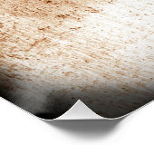 Ampersandposter im Stil eines sepiischen Shabby Ch Poster (Ecke)