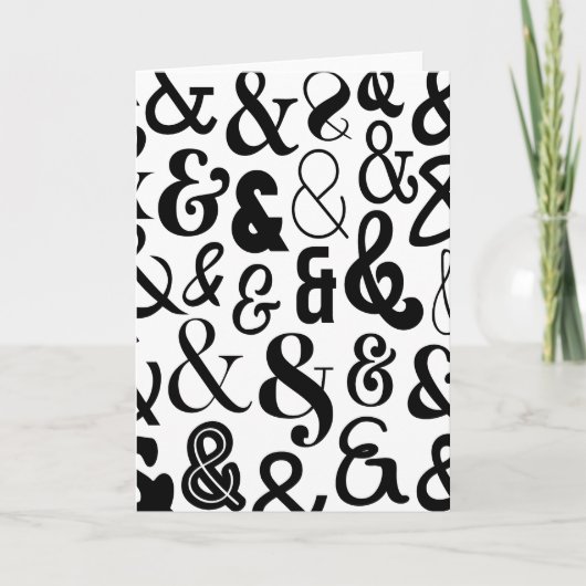 Ampersands Karte (Vorderseite)