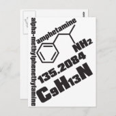 Amphetamin Postkarte (Vorne/Hinten)
