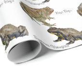 Amphibians, Reptiles & Insects Watercolor Geschenkpapier (Rolleneckpunkt)
