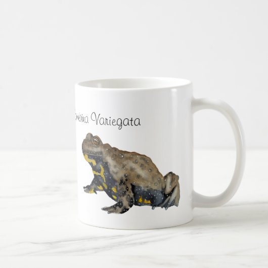 Amphibians, Reptiles & Insects Watercolor Kaffeetasse (Rechts)
