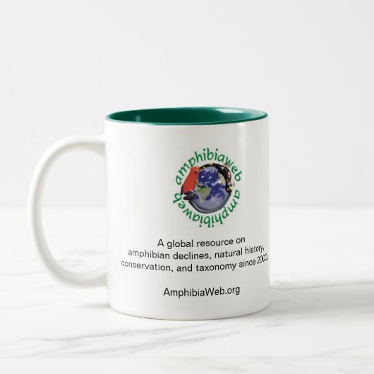AmphibiaWeb Amazonas Milch-Frosch-Tasse Zweifarbige Tasse (Links)