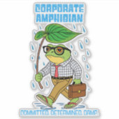 Amphibien | aufkleber (Vorderseite)